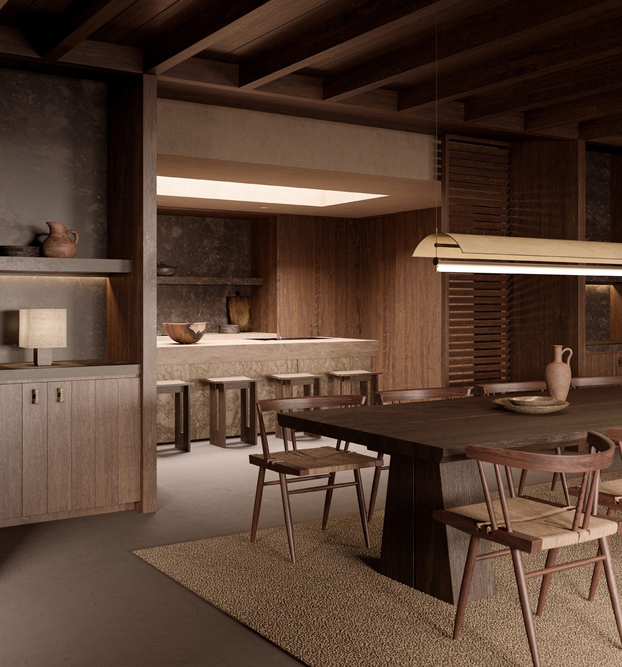 Dining and Kitchen, Myrsini Residence