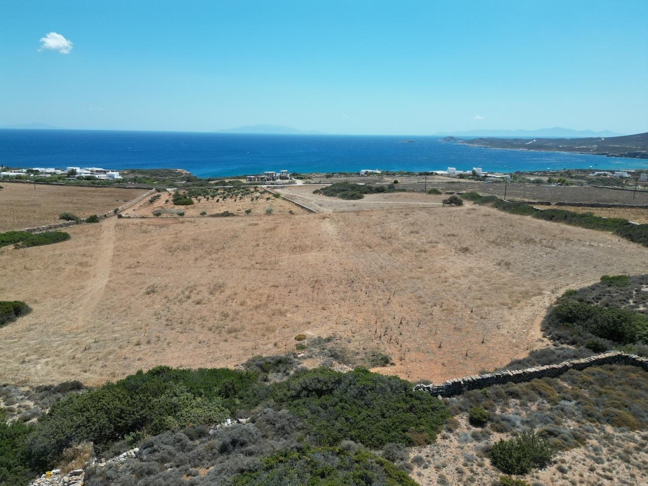 Aerial view of the Roc Estate plot, Antiparos