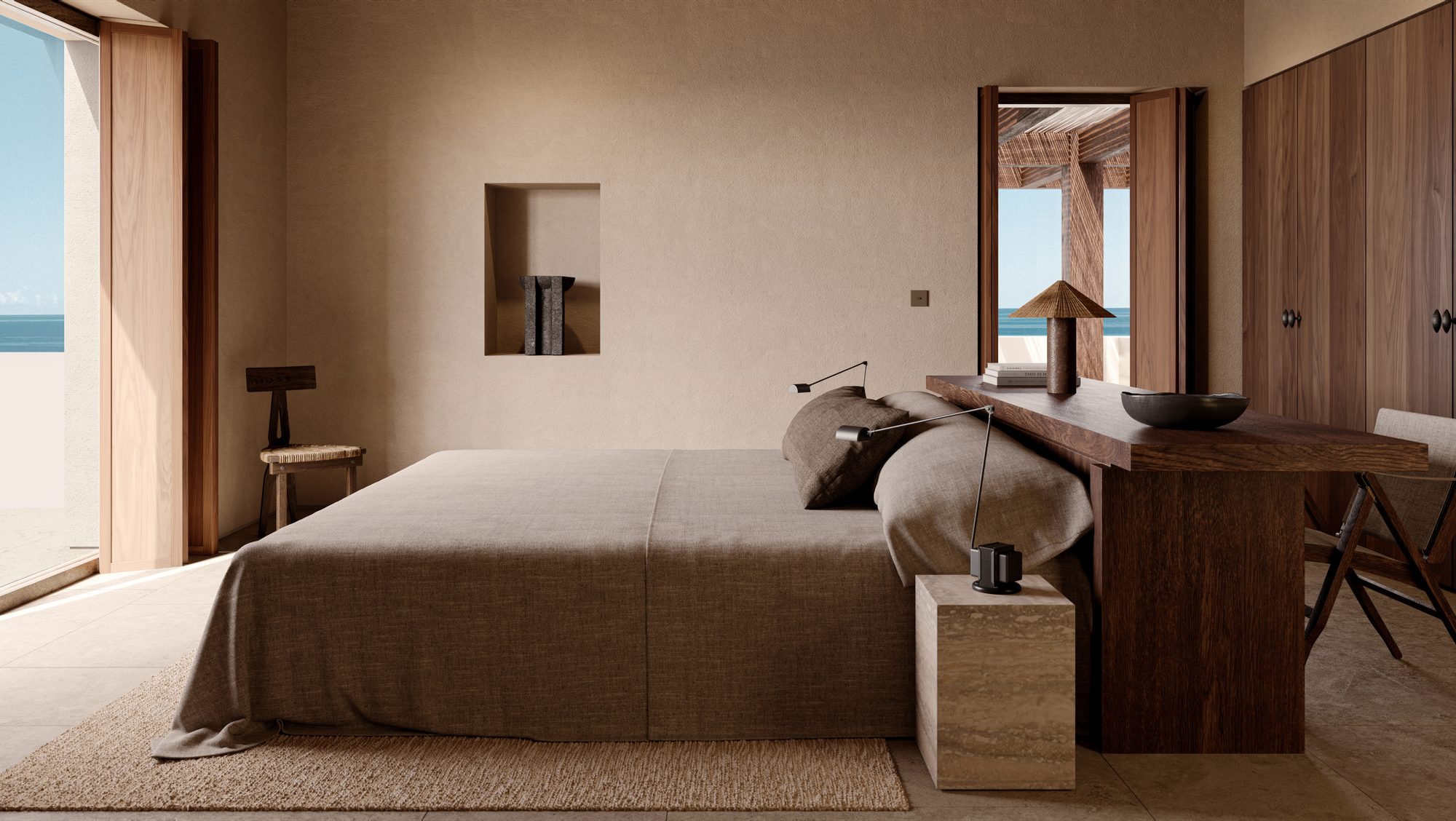 Bedroom, Thamoni Residence